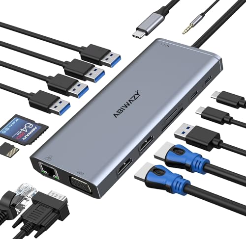 USB C Docking Station Dual Monitor Triple