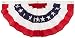 Annin Flagmakers 18 by 36-Inch pleated Fan Bunting Decoration Flag, Small primary