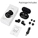 HolyHigh Wireless Earbuds Bluetooth 5.0 Headphones Hi-Fi Stereo Sound Earphones with Lightweight Portable Charging Case Built-in Mic for iOS, Android (Black)