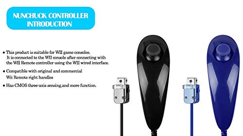 image for Poulep Gesture Controller and Nunchuck Joystick with Silicone Case for