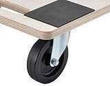 Unibos Heavy Duty Hand Dolly 400kg 4 Castors Furniture Mover Trolley view 6