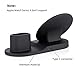 Wireless Charger Station,3 in 1 Charging Stand for Apple Watch, Dock for AirPods, Qi-Certified Wireless Charger for iPhone 11 Pro Max/11/xr/8/Xs/Samsung/All Qi Phones, with AC Adapter