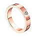 Fire Ants Love Ring-Rose Gold Lifetime Just Love You With(Size:5-10) (6)