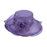 HipStone Women's Organza Church Kentucky Derby Cap British Tea Party Wedding Hat