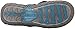Skechers Women's Reggae-Brush Strokes Toe Ring Sandal, Blue/Green, 8 M US