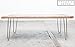 Industrial By Design - 16” Hairpin Furniture Legs - Coffee Table, Nightstand, Bench, Stool, Dresser - (Silver) Mid Century Modern Furniture - Two Rod Design - Easy DIY - Set of 4