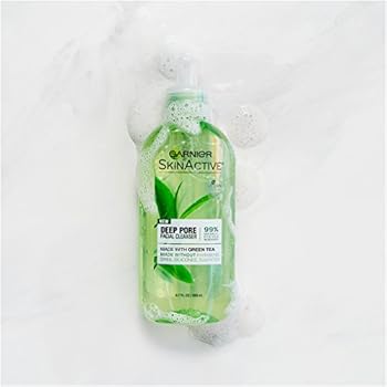 garnier face wash green