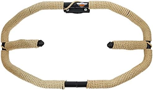 Royal Erado Diamond Legguard Crash Bar With Rope For Royal Enfield Thunderbird, Electra and Classic