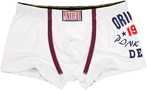 Mens Original Boxers Briefs Underwear Underware Casual Cotton Underpants Trunks White XL