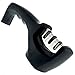 Professional Diamond Manual Knife Sharpener 3 Stage Sharpening System for Knives (Black)
