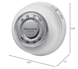 Honeywell Home CT87N1001 The Round Non-Programmable