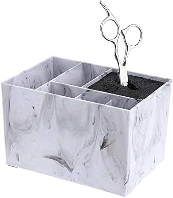 Conetendor de Caja de Almacenamiento de Tijeras de Salón - Mármol: Amazon.es: Belleza