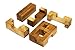 Links: Handmade & Organic 3D Brain Teaser Wooden Puzzle for Adults from SiamMandalay with SM Gift Box(Pictured)