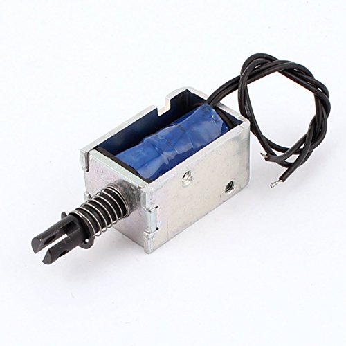 uxcell DC 24V 6mm 120g Push-Pull Type Lifting Magnet Solenoid Electromagnet - Thumbnail 2