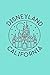 DISNEYLAND CALIFORNIA: A Gratitude Journal to Win Your Day Every Day, 6X9 inches, Cute Graphic on Aq by 
