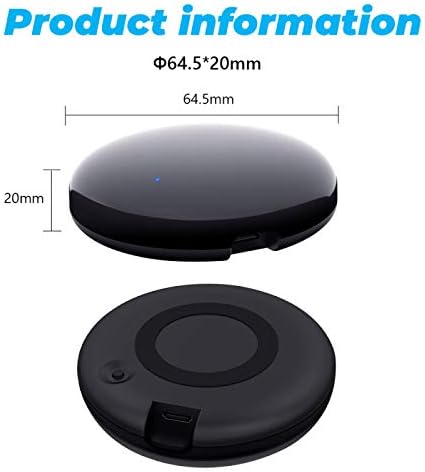 Akin Smart Infrarot Fernbedienung WiFi Infrarot Home Control Hub Programmierbar One For All Universal IR Fernbedienung Kompatibel mit AlexaGoogle Assistant