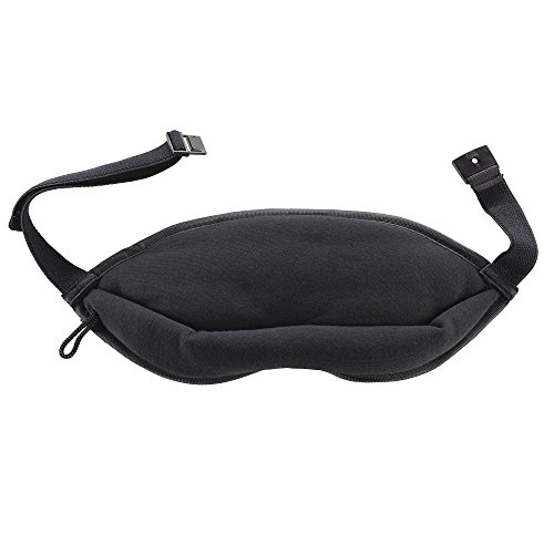 Lewis N. Clark Comfort Eye Mask With Adjustable Straps Blocks Out All Light, Blue