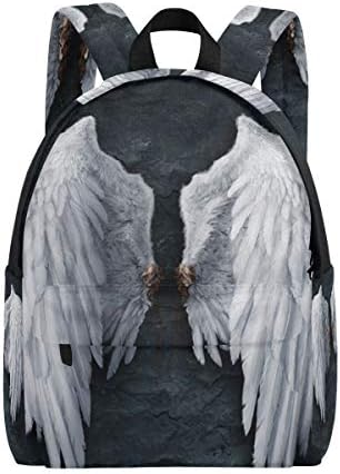 MALPLENA daypack for men Broken Angel Wings Travel bag School bag