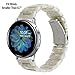 for Samsung Galaxy Watch 42mm / Gear S2 Classic Watchband, TRUMiRR 20mm Quick Release Resin Watch Band Stainless Steel Buckle Strap Wrist Bracelet for Gear Sport, Garmin Vivoactive 3,