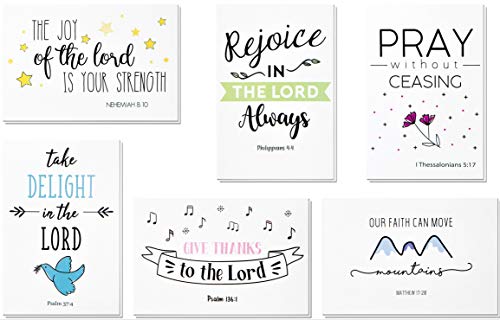 image for Bargain Paradise Christian Greeting Cards - 60 Inspirational Greeting 