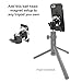 Livestream® Gear - Universal Magnetic Phone Mount, Mini Ball Head with Lock and Hot Shoe Adapter for use with DLSR Camera or Tripod. Easily Attach a Phone via Magnetic Mount and Metallic Plates.