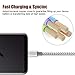 USB Type C Cable, Youer 3Pack 6Ft USB C to USB A Fast Charging Nylon Braided Cable Compatible Samsung Galaxy S9 S8 Note 8, Pixel, LG V30 G6 G5, Nintendo Switch, MacBook, OnePlus 5 3T - Grey White