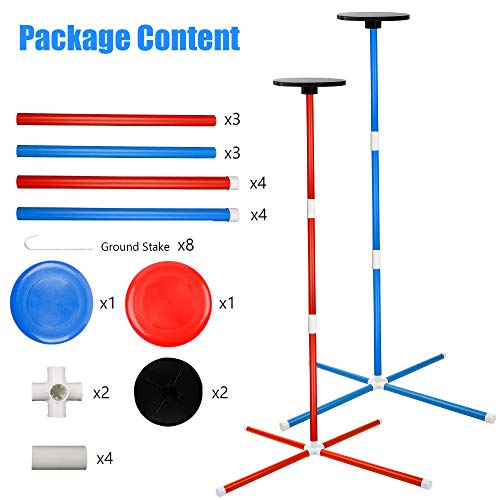 Juegoal Outdoor Game Set, Yard Games Flying Disc Frisbee Set, Catch the Bottle Sports Gifts for Family Adults and Kids… - Image 3