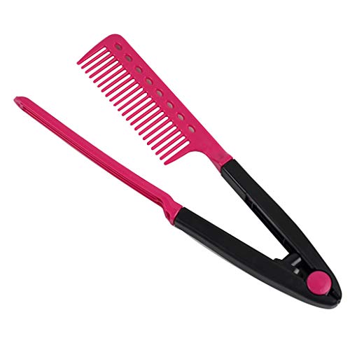 WONdere Hair Straightener Hair Dress Styling V Shape Comb DIY Salon Hairdressing