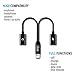 Dkaile 2-in-1 Splitter Adapter for Headphone Audio & Charge Adapter Compatible with Phone Xs/Xr/Max/X /8/7/6 Work with iOS 11 or Laterthumb 1