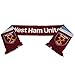 West Ham United Knit Stripe Scarf - Authentic EPL
