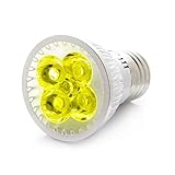 RubyLux Amber Yellow LED Bulb Size Small