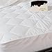 BIDDEFORD BLANKETS Quilted Electric Heated Mattress Pad with Digital Controller, Twin, White