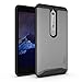 TUDIA Merge Nokia 6.1 Case with Heavy Duty Extreme Protection/Rugged but Slim Dual Layer Shock Absorption Case for Nokia 6.1 (2018) (Metallic Slate)