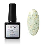 Elite99 Cheese Sand Nail Polish Glitter Color Gel Soak Off UV LED Manicure