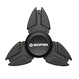 Sofer Fidget Spinner Zinc Alloy Material Toy Stress Reducer for children and adults. Helps relieve ADHD/ADD anxiety, Autism, Tri Spinner Fidget
