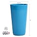 Dr. Purifier Newport 20-ounce Unbreakable Plastic Tumblers | set of 12 in 4 Basic Colors