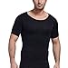 HOTER SLIM Mens Slimming Body Shaper Shirt Tummy Waist Abs Abdomen Slim