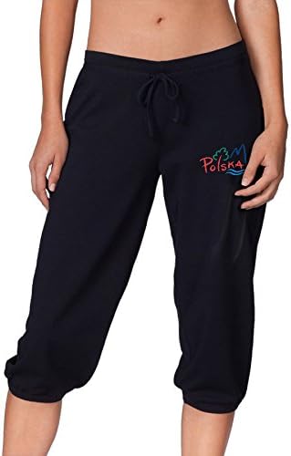Funny Sunshine Polska Fashion Summer Jogger Pants For Women Black