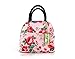 wonderful flower Insulated Lunch Box Cooler Bag lunch bag flower (016Pink)
