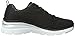 Skechers Women's Fashion Fit Statement Piece Sneaker,Black/White,US 7 M