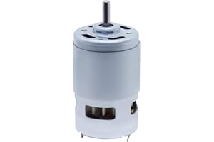 ComXim 775 High Torque DC Brush Motor High Speed Gear Motor Double Ball Bearing High Torque Micro Gear Motor (24V-20000RPM)