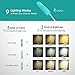 TOPELEK Reading 7 LED Book Light with 9-Level Warm/Cool White Brightness, USB Rechargeable, Eye Care Lamp with Power Indicator, Perfect for Bookworms, Kids-Green