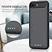 Battery case for iPhone 7 Plus/ 8 Plus/6 Plus/6s Plus, Kilponen 8500mah Portable Protective Battery Charging Case Slim Extended Rechargeable Battery Pack Charger Case for iPhone 8 Plus 7 Plus 6 Plus