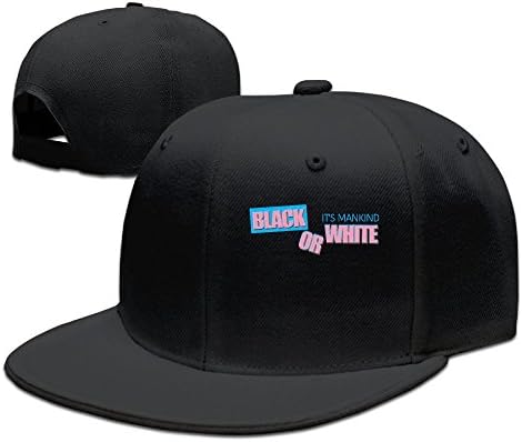 SDHPO Black Or White It's Mankind Cap Flat\r\n Trucker Hat Classic