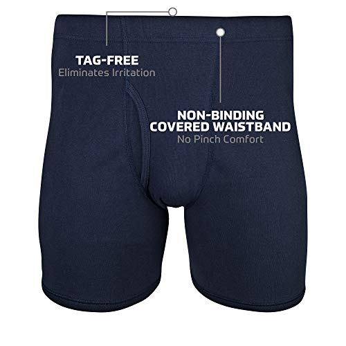 Gildan Men's Underwear Covered Waistband Boxer Briefs, Multipack, Mixed