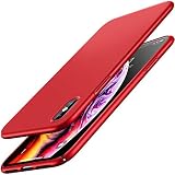 RANVOO iPhone Xs Max Case, Slim Fit Ultra Thin Hard Plastic Matte Minimalist Basic Cover Anti-Scratch Anti-Fingerprint Case for iPhone Xs Max 6.5 inch (2018), Red