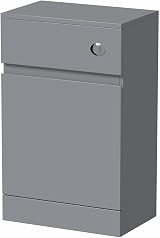 Artis Grey Gloss Back to Wall Toilet Unit 500x320mm Stylish Design view 5