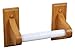 Design House Dalton Toilet Paper Holder, Fits Mega Rolls, Standard Wall Mount, Easy Installation, Wood, Honey Oak, 6.14 in W x 3.62 in H x 5 in L, Item 561209