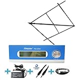 FMUSER 25W Long Range FM Transmitter Broadcast Set, 0-25W Power Adjustable Long Coverage Transmission, High Gain Circular Polarized Antenna Cable Set for Community Radio Station, 87-108mhz