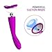 G-Spot Clitoral Sucking Pussy Pump Vibrator,Minaidea 2 in 1 Clit Massager with 10 Intensities Modes,Waterproof Rechargeable Clitoris Nipples Suction Stimulator,Adult Sex Toys for Women or Couples